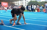 Guangzhou Yuyan middle school campus track and Field Games grand opening, Tongxin to create Yuyan blue!